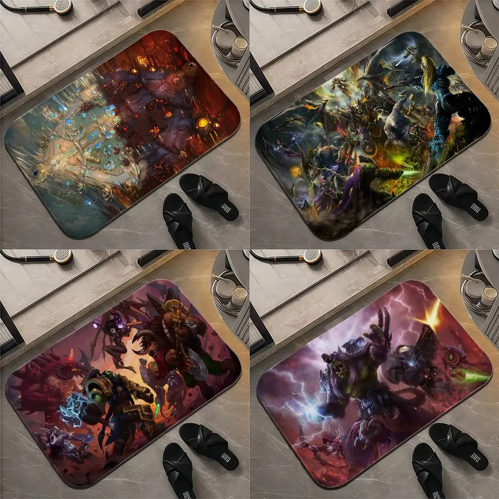 

Heroes Of The Storm Floor Mat Printed Large Carpets Room And Bedroom Carpets Bathroom Anti Slip Door MATS Small Carpets