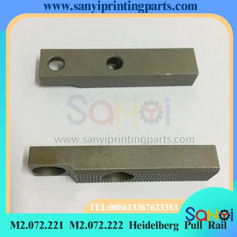 1 Pair Heidelberg Pull Rail SM74 PM74 M2.072.221 M2.072.222 For Printing Machine Parts