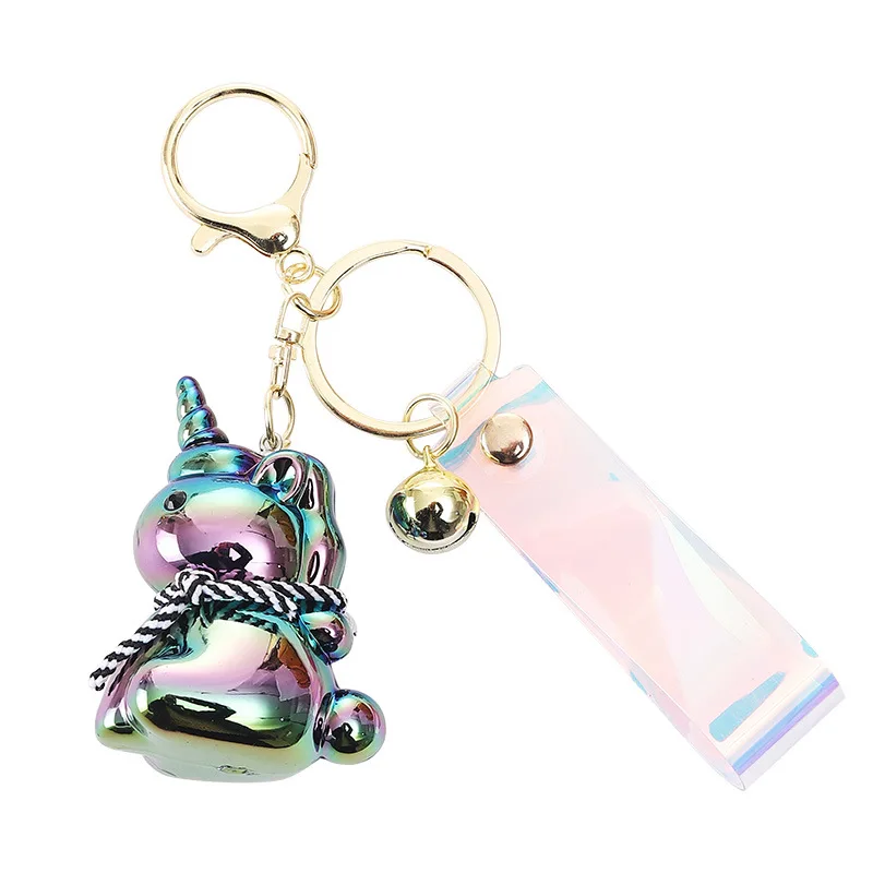 miniso High-end cartoon keychains, car hangers, keychains, creative small statues, exquisite bag pendants and small gifts