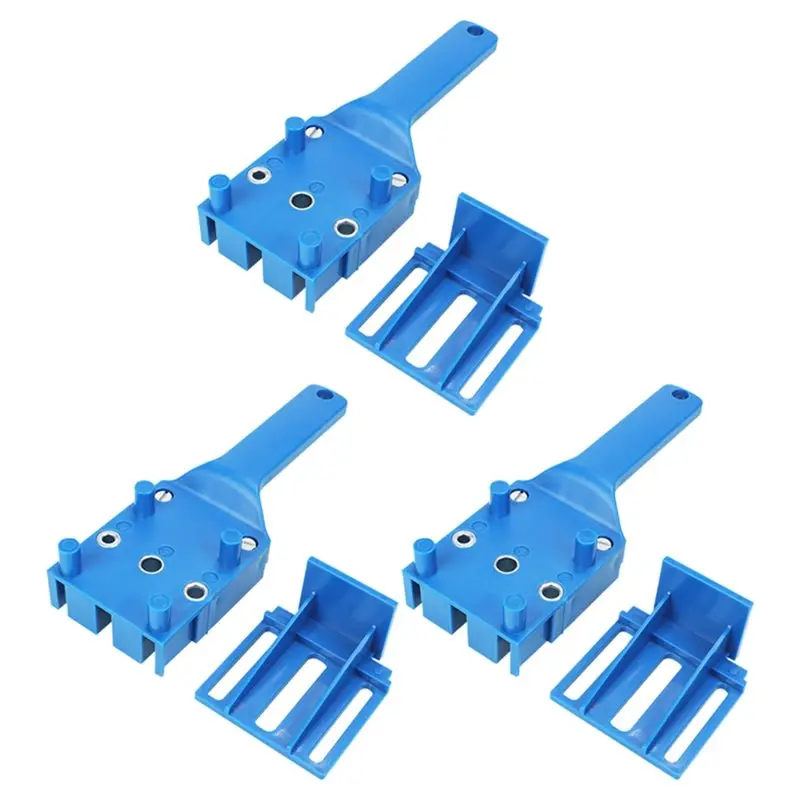 [NEW!A08R】 Carpentry Straight Hole Locator Clamp, Multi-Function Handheld Tool Positioner For 6/8/10Mm Drill Bits