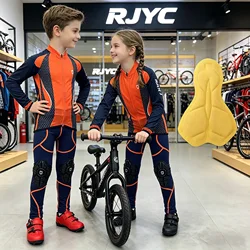 Calça de joelheira de ciclismo MTB masculina, calça longa respirável, secagem rápida, menino, verão, 2021