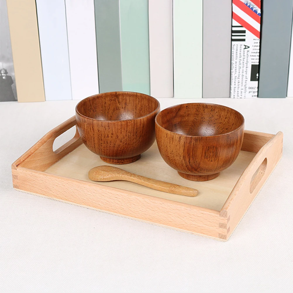 

Wooden Scoop Group Kids Toddler Toys Dishes Kindergarten Plaything Children Bowls Puzzle