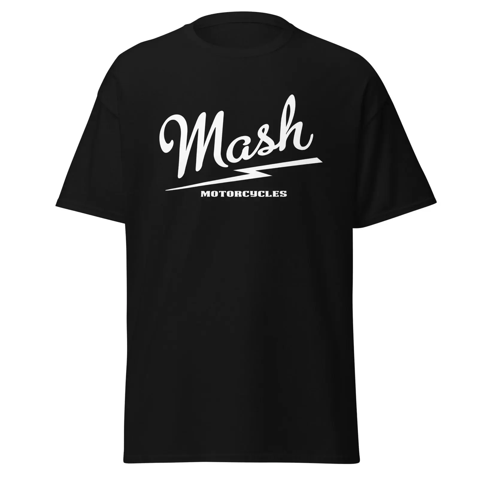 Men's classic T shirt Mash motorcycles vintage Washed Soft Unisex designer clothes Breathable fashion Stylish Slightly