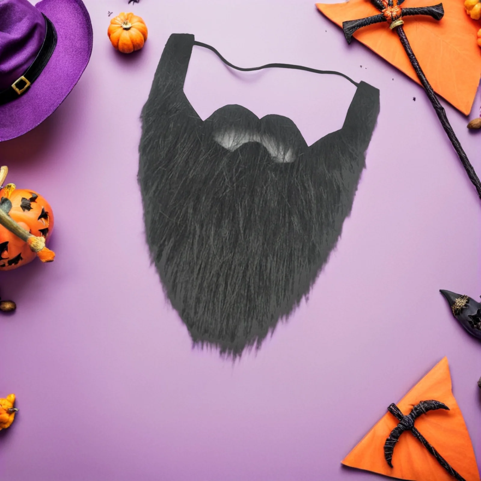 

Large Beard Cloth Realistic Self Adhesive For Cosplay Theatre Party Festival Props Simulation Facial Hair Accessory