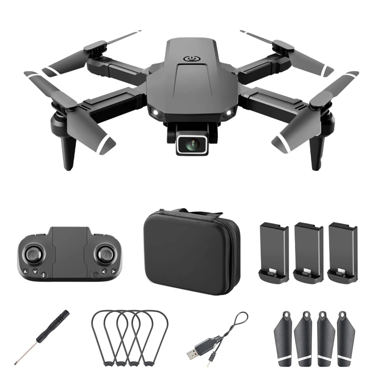 

S68 RC Drone with Camera 4K Wifi FPV Dual Camera Drone Mini Folding Quadcopter Toy for Kids with Gravity Sensor Control Headless
