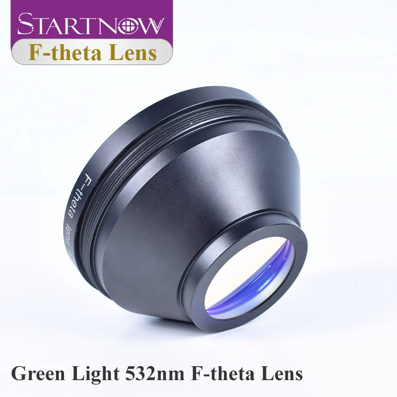 Startnow F-theta Scan Lens 532nm Green Light Laser Marking Machine Galvo System M85 Thread Scan Field 70x70mm Optical Scan Lens