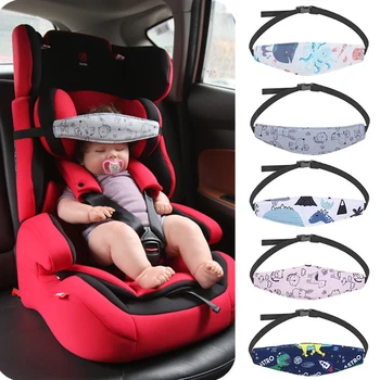 Baby Carseat Head Support Adjustable Infant Stroller Neck Re...