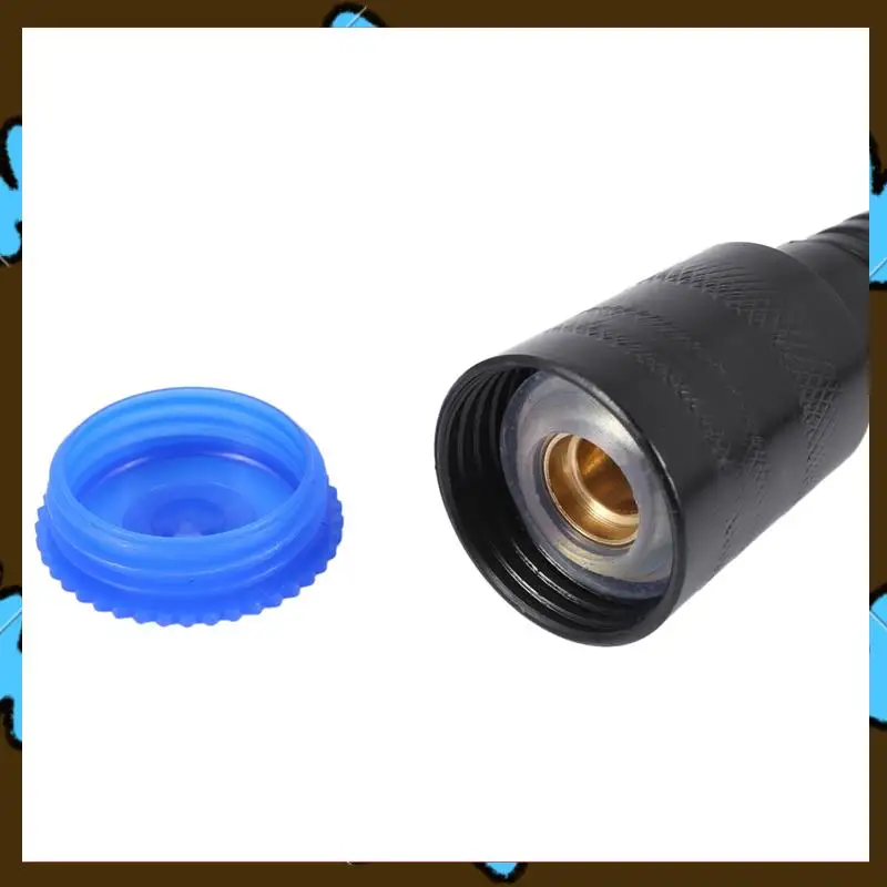 Promotion! 6X Black Shower Hose 150Cm Stainless Steel Shower Tube Flexible Gold Bathroom Hose Plumbing Glossy
