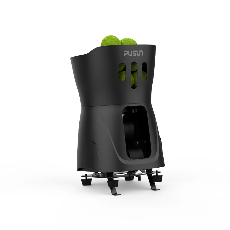 2025 New Portable Automatic APP Control Horizontal Random Spin Ball  Remote Control Tennis Ball Vending  Machine