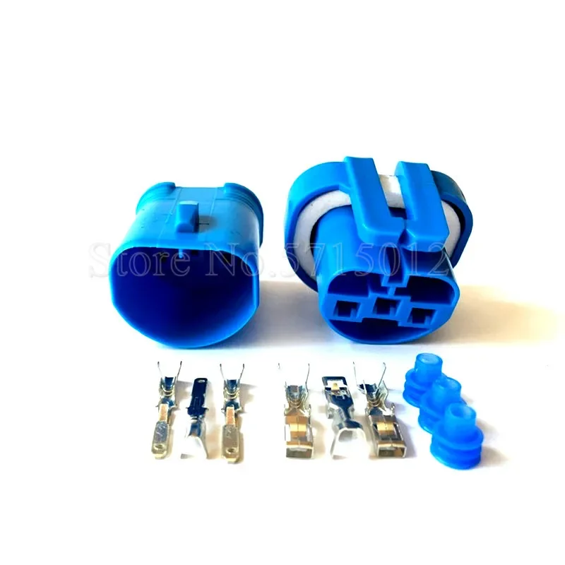 

3 Hole 9004 Auto Connector Assy For Headlight Car Light Bulb Speaker Connectors For Toyota Subaru