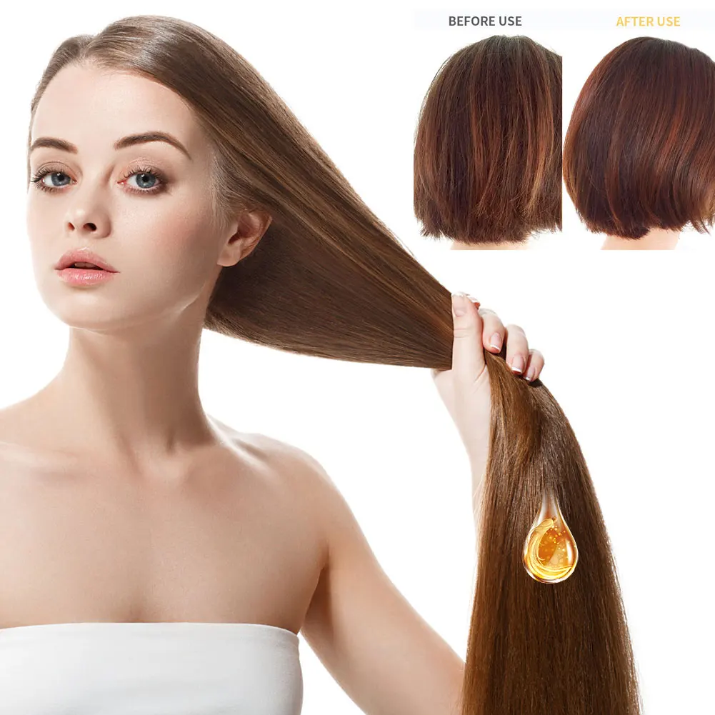 5 قطعة السلس حريري الشعر فيتامين كبسولة الكيراتين مجمع النفط العناية بالشعر إصلاح التالفة الشعر المصل مكافحة فقدان الشعر المغربي النفط