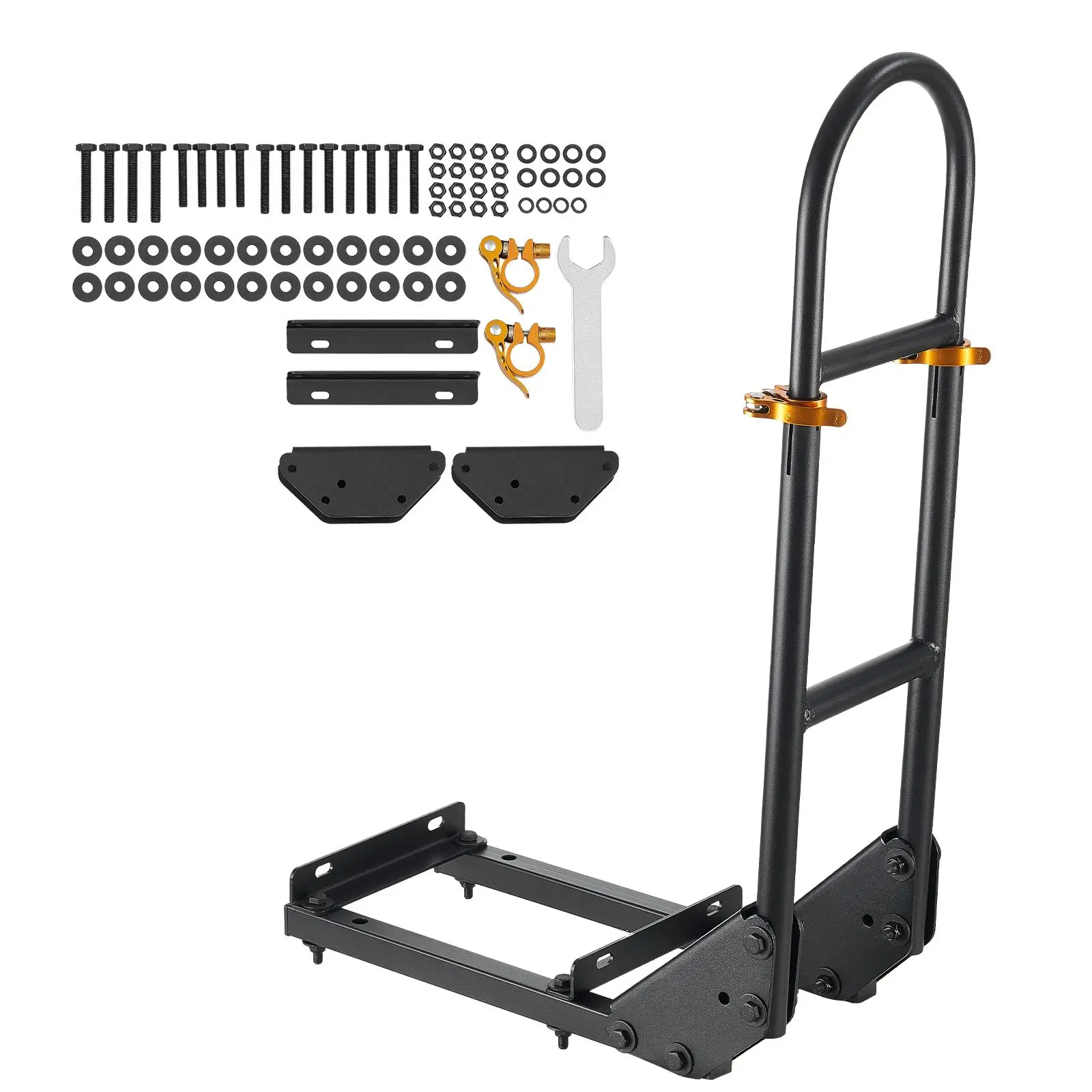 Golf Cart Grab Bar, 17.7 x 9.3 x 35.6 Inch, Compatible with Most Golf Carts with Metal Footplates, No Modification Needed, 27.5