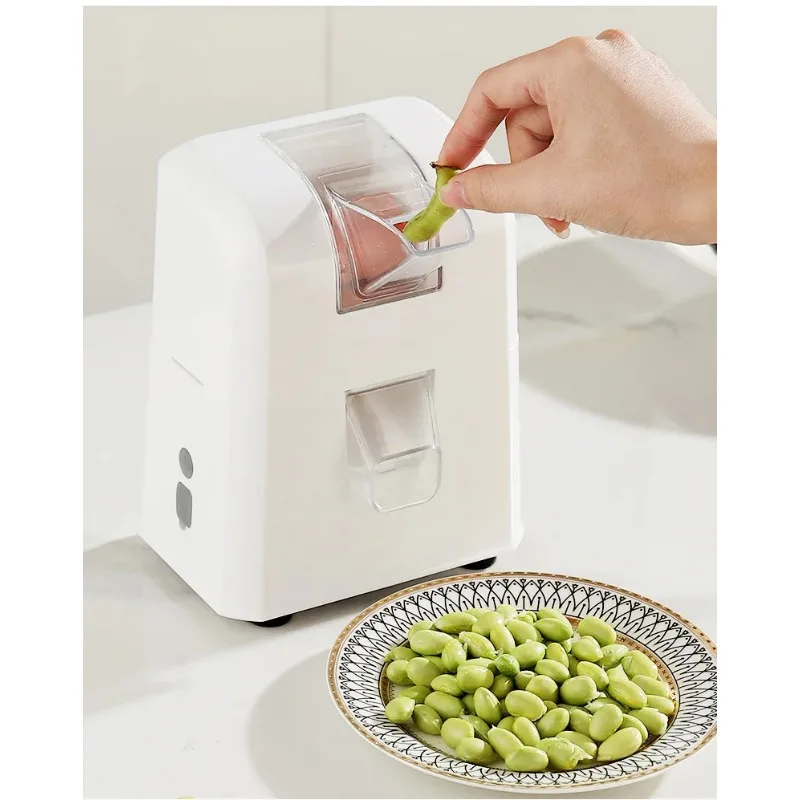 Rechargeable Automatic Bean Sheller Household Electric Edamame Peeler Detachable Washable Pea Shelling Machine