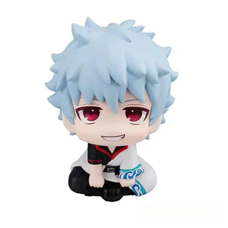 10 cm Look Up Gintama Sakata Gintoki Action Figures Q Versione Hijikata Toshiro Anime Figura PVC Collezione carina Giocattolo Regalo di compleanno