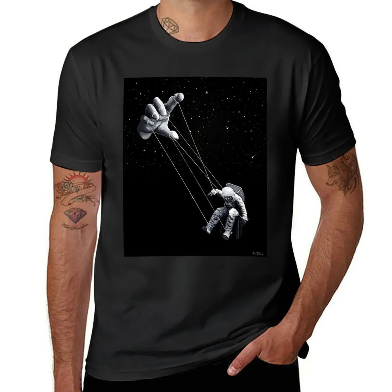 Pulling Strings T-Shirt shirts graphic baggy shirts street wear heavyweight t shirts for men