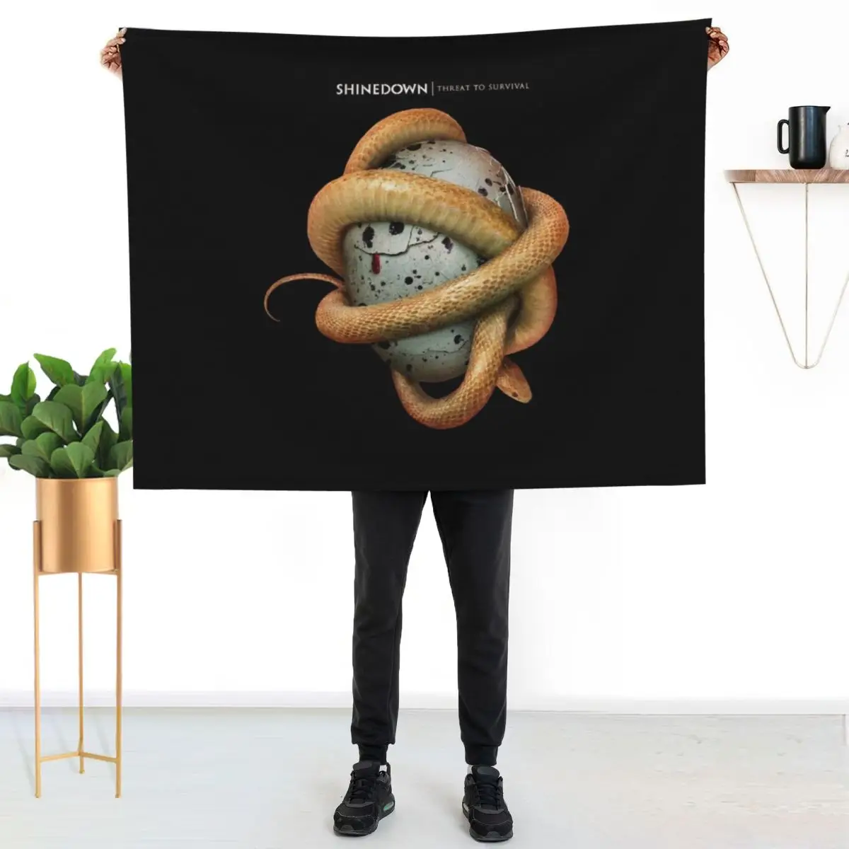 threat to survival Throw Blanket warm winter Soft Beds Hairy Decorative Throw Comforter Multi-Purpose Blankets