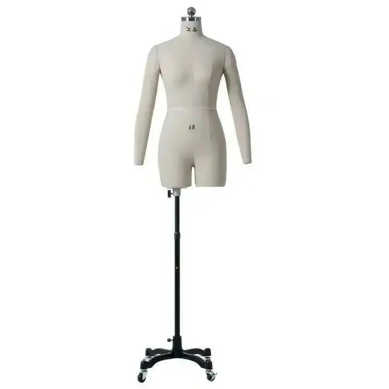 

Body Buckle Female Half Tailor Model Sewing Mannequin Hanging Professional Shoulder for Clothing Design Mannequins Model AA