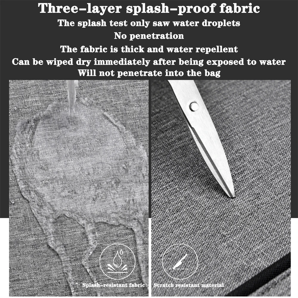 Bolsa de transporte impermeável para notebook waterproof ide3/3, 15.6 polegadas, 14 polegadas, office, para homens e mulheres, escritório, escola