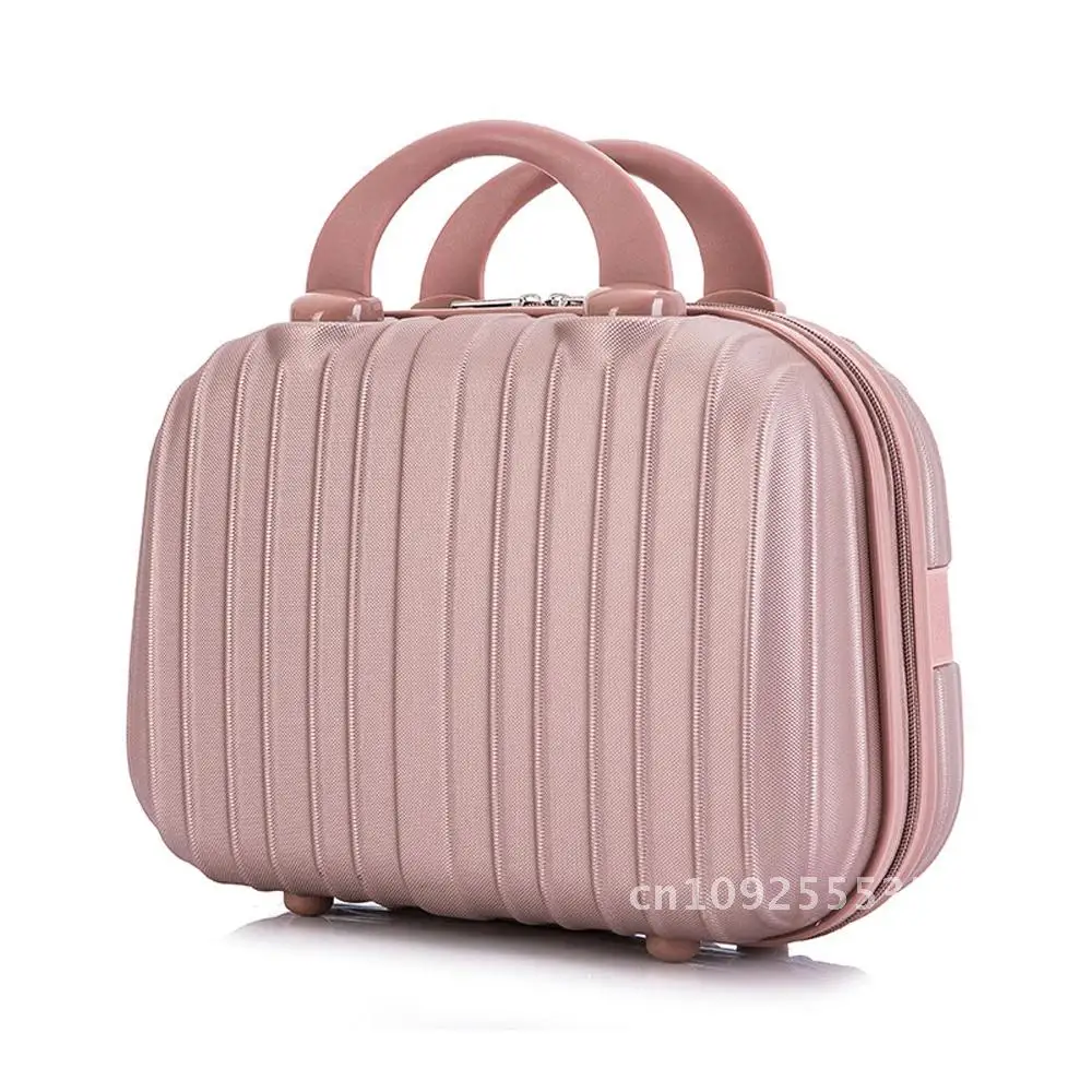 14 "rosa impermeável à prova de explosão senhora mala de viagem bolsa de maquiagem feminina tamanho: 31-14.5-24cm