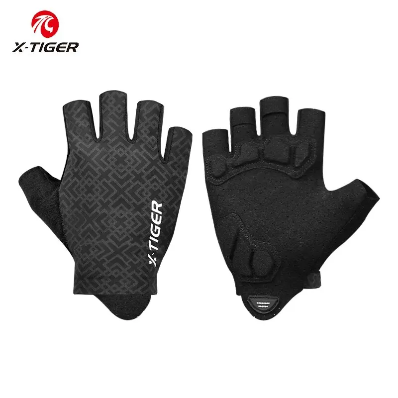 

X-TIGER Cycling Gloves Half Finger Men Women Shock Breathable MTB Bike Gloves Run Fitness Sport Riding Motorcycle Bicycle Gloves