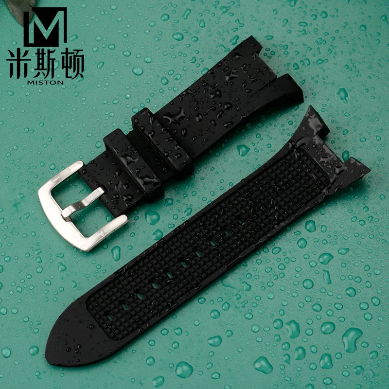 Watchband for Armani Ax1803 1802 1050 AX1041 AX1084 AX1108 Rubber Band Silicone Watch Strap Notch 31 * 14mm