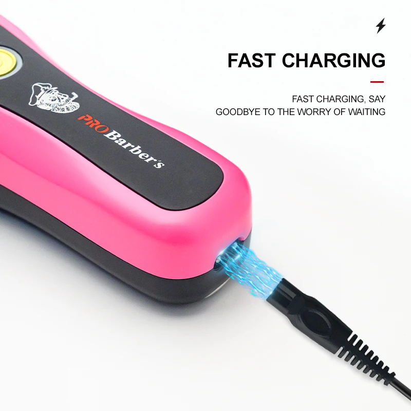 OEM 8000RPM Brush Magnetic Motor Barber Clipper Brush Hair Clipper Cordless Blade Clipper for Men