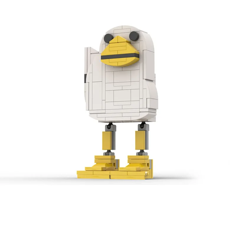 Creators Animal Series Model MOC Building Bricks White Duck Modular Technology Gifts Holiday Assemble Children Toys Suit