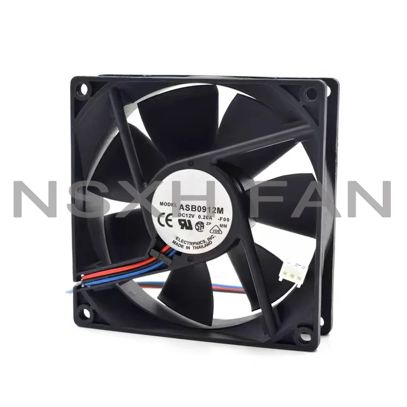 ASB0912M 9025 12V 0.20A Ultra Quiet Chassis Power Supply Cooling Fan