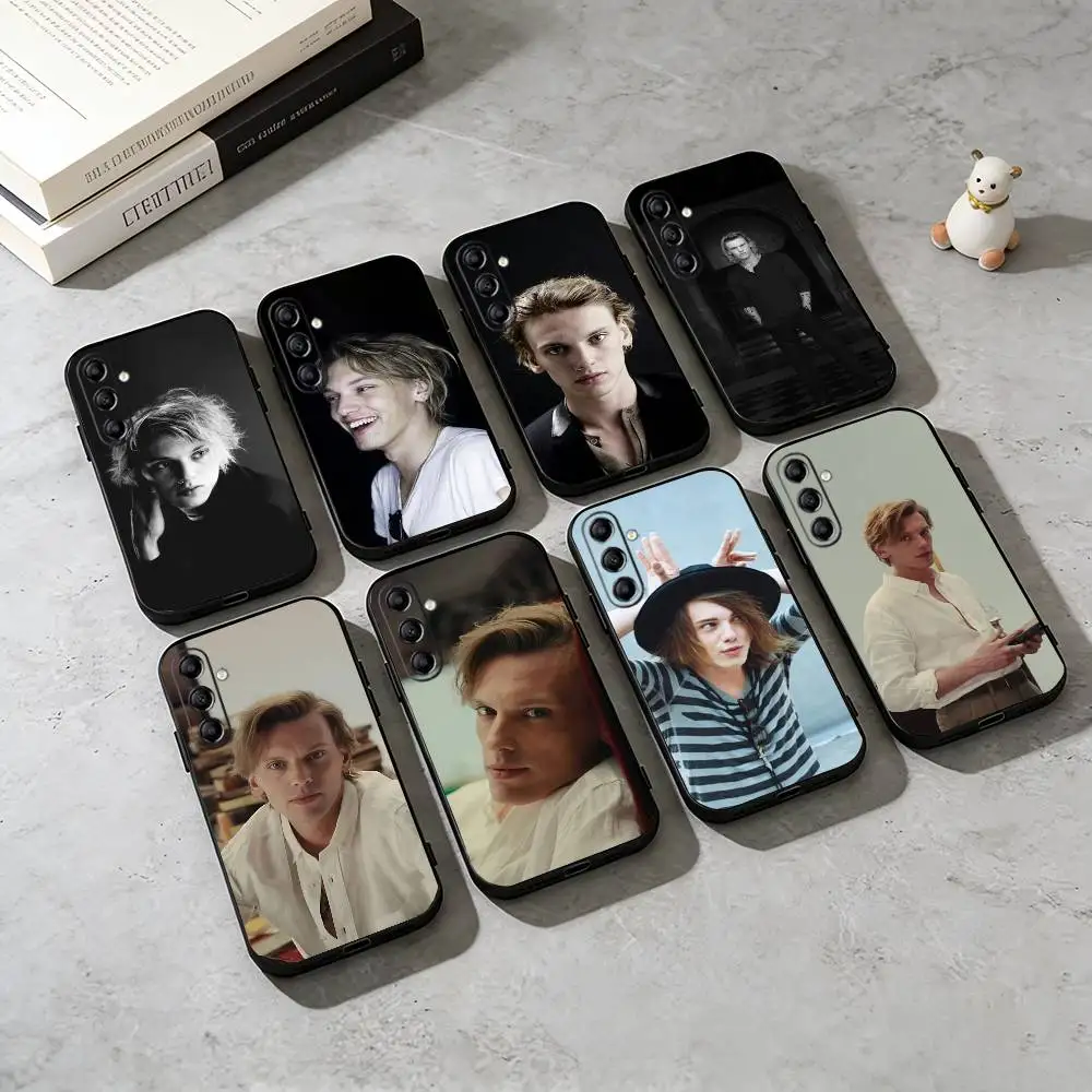 

Star Jamie C-Campbell Bower Phone Case For Samsung Galaxy A73,A72,A71,A70,A53,A52,A51,Others Soft Black Cover