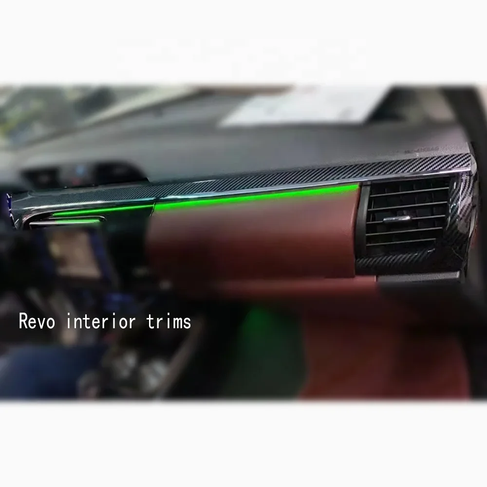 Carbon Fiber Trims Car Carbon Interiors decorate trims for Hilux Revo 16 colors Interiors Trims For Hilux Revo 2015-2021