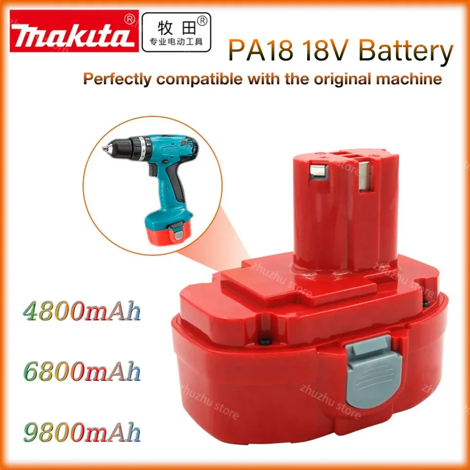 

Makita 18V Battery 6800mAh 9.8AH Ni-MH Battery Replace Makita PA18 1822 1823 1833 1834 1835 1835F 192828-1 192829-9 Tool battery