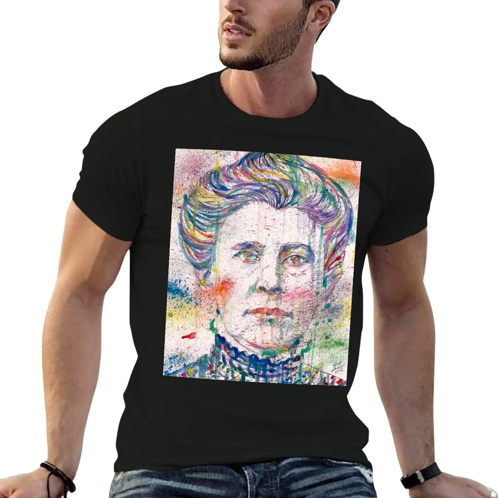 IDA TARBELL watercolor portrait T-Shirt essential t shirt shirts graphic tshirts for men