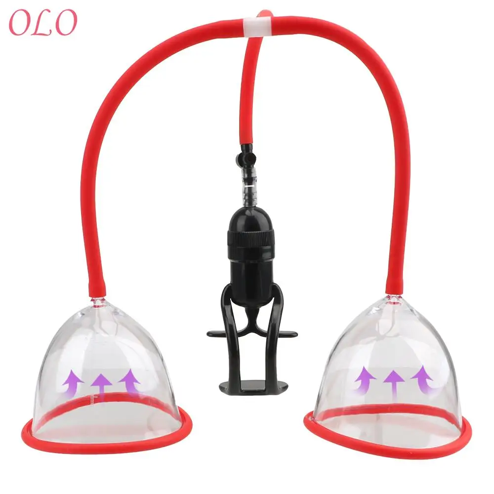 Flirting Climax Bondage Toys Manual Breast Pump Breast Enlarged Vacuum Sucker Vacuum Breast Massage Pump Breast Stimulation