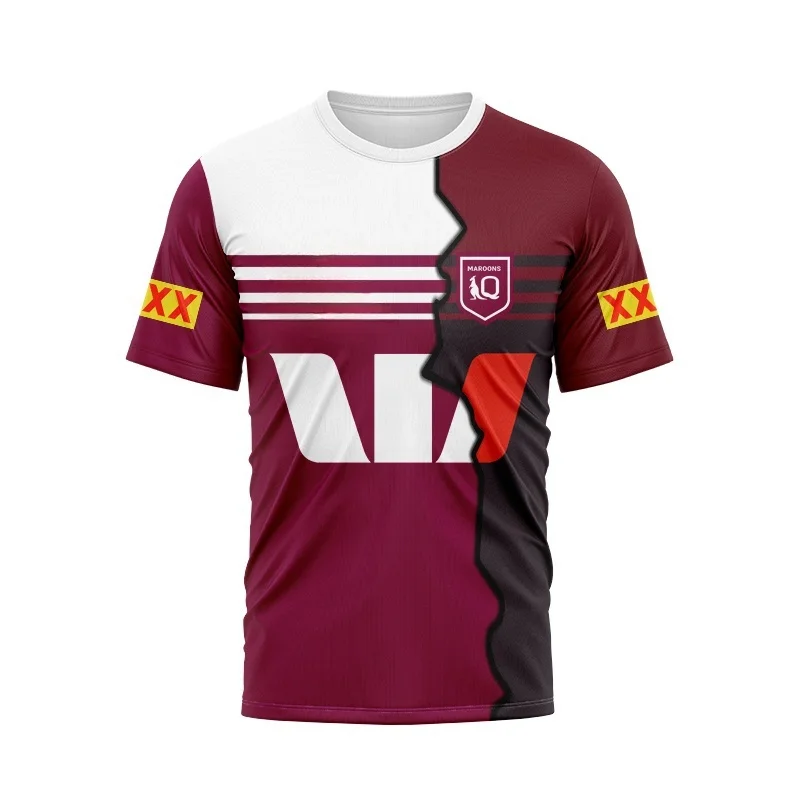 

QLD Maroons away rugby jersey(Custom name and number )