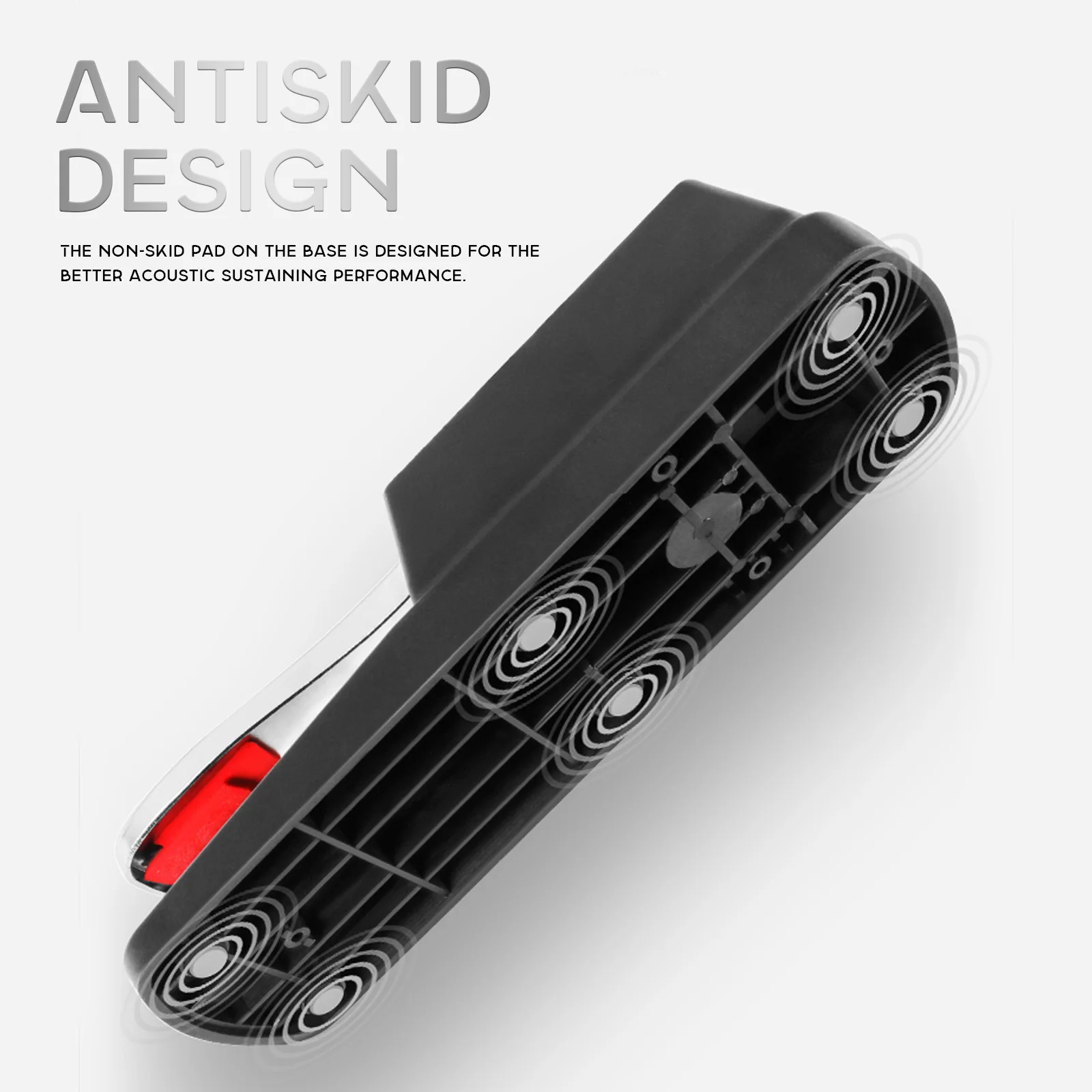 

Classic Electronic Keyboard Pedal -Style Sustain Pedal Non-Skid Base Durable Foot Damper Suitable for Digital Pianos