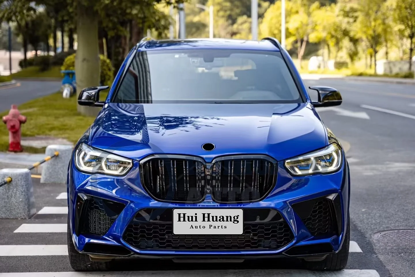 Factory Wholesale Car Body Kit for  X5 G05 Upgrade M-Power F95 X5M  Body Kit Full Bumper Lip LED Grill Headlights Wing