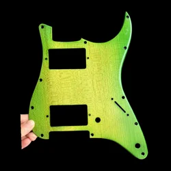 1PCS Hand made Solid Ailanthus wood Pickguard HH