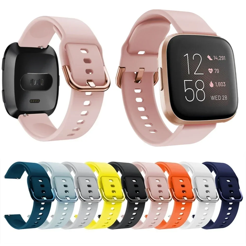 

Sport Silicone Watch Strap For Fitbit Versa 2 Replacement Wrist Bands For Fitbit Versa lite Smart Watchband Accessories Bracelet