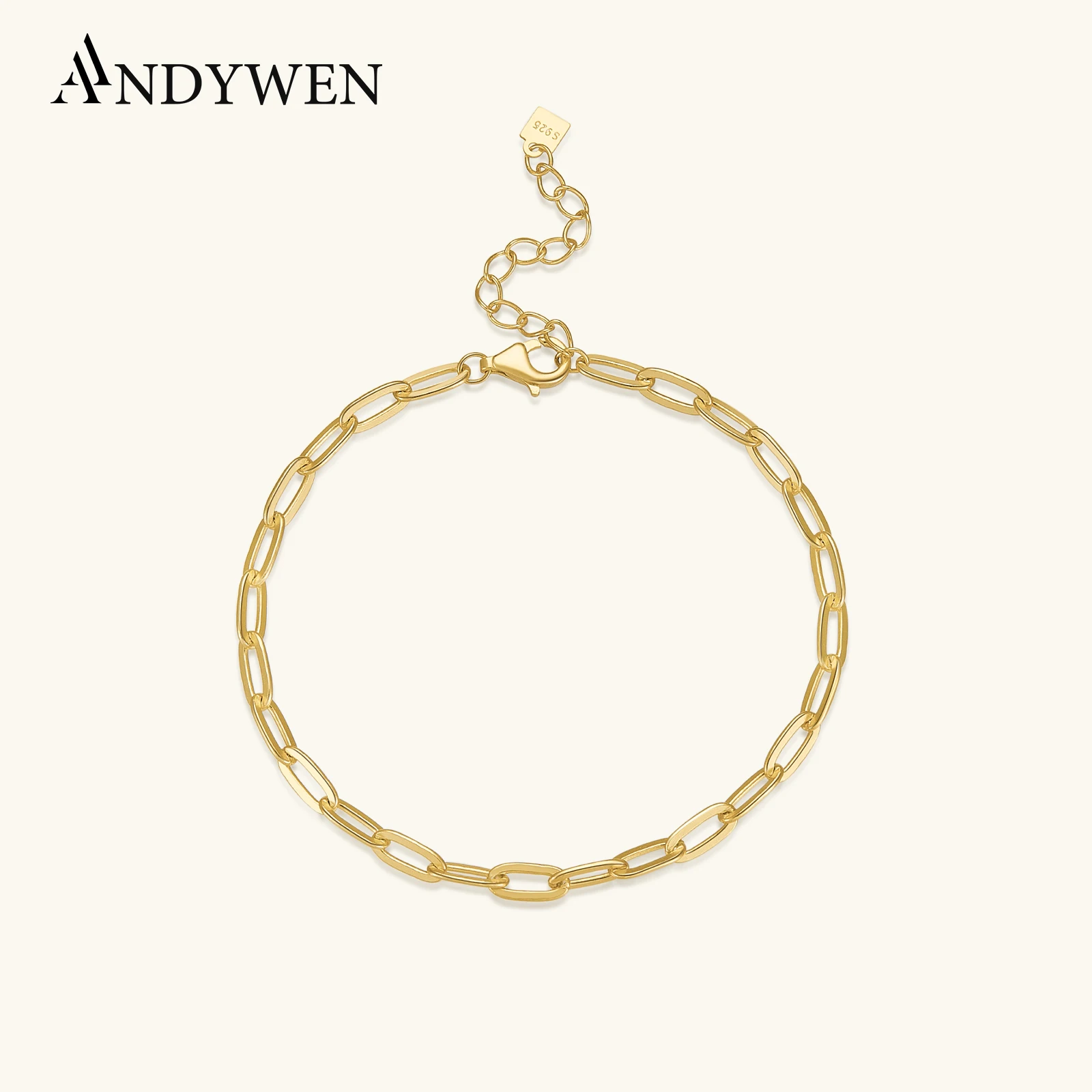 

Женский браслет-цепочка с золотым гороскопом, из серебра 925 пробы