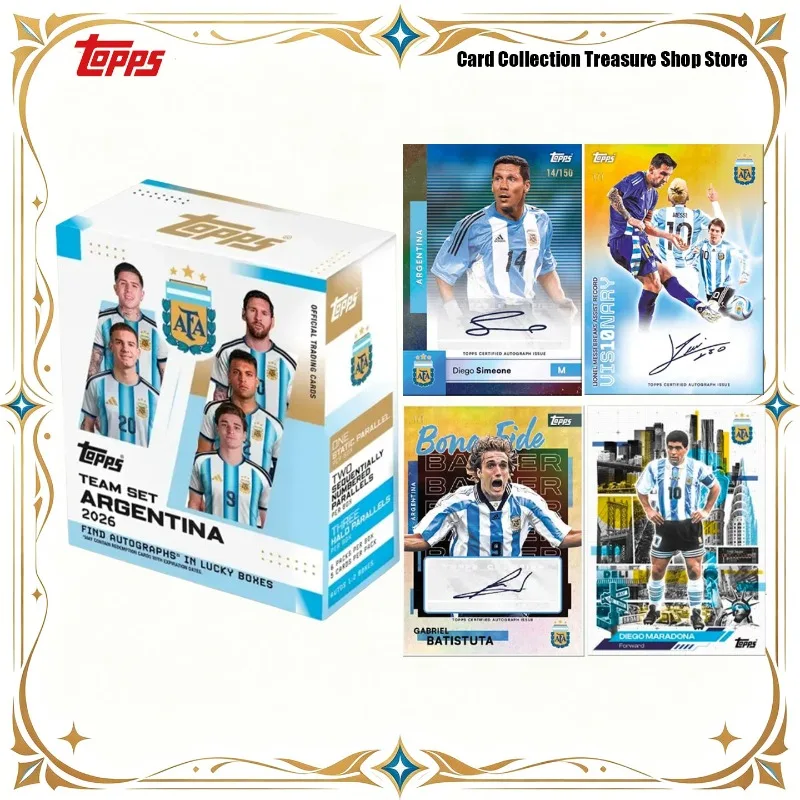 2026 Topps Official Argentina World Cup Team Set Card Messi