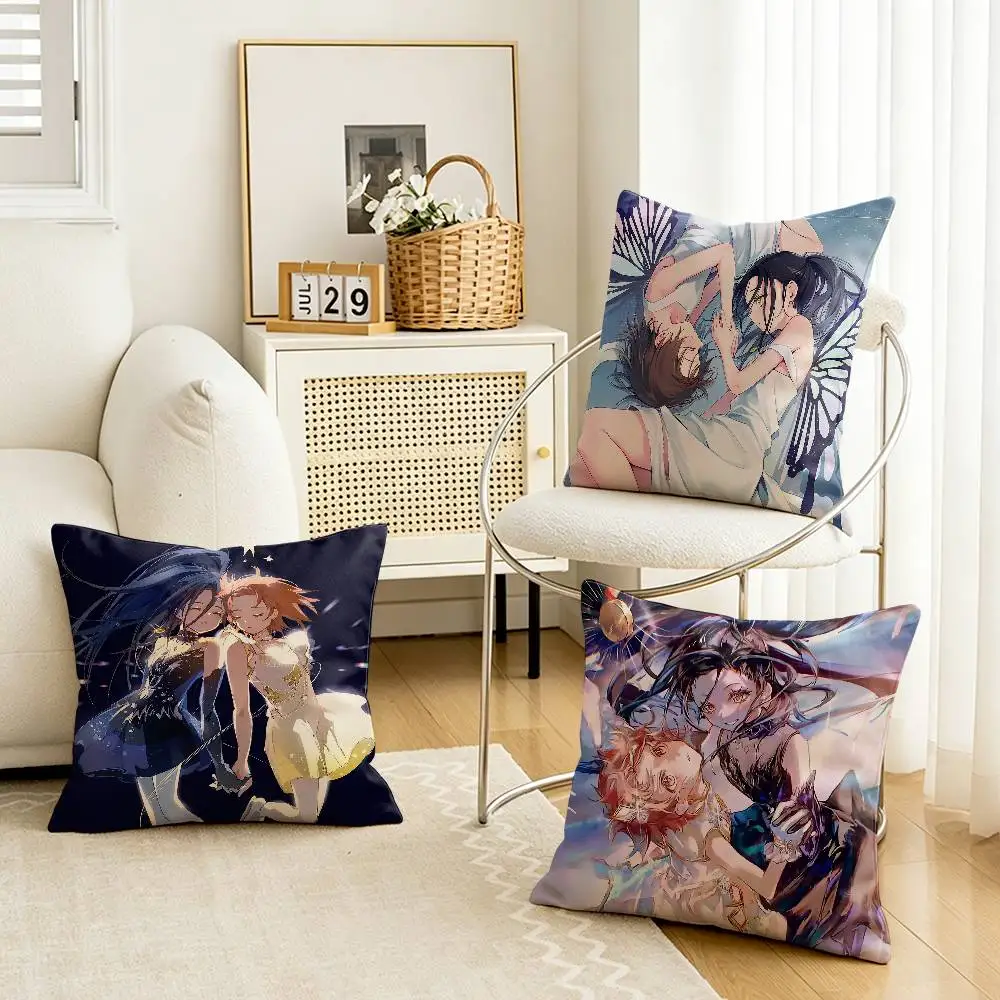 Y-Yuitsuka Inori H-Hikaru M-Medalist Custom Double Sided Print Square Pillow Cushion Cover