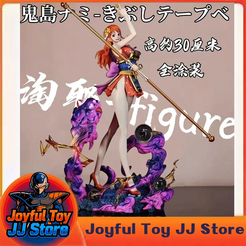 Em estoque uma peça nami figuras ilha fantasma samurai anime figura pvc 30cm lk estúdio estátua coleção modelo ornamento presente brinquedo