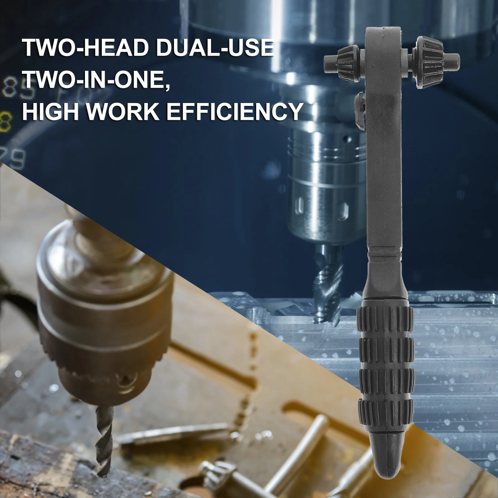 2 في 1 الحفر تشاك اسئلة المفك وجع أداة اليد المحمولة عالية الكفاءة الاستخدام المزدوج لأدوات كهربائية الحفر تشاك مفتاح #6