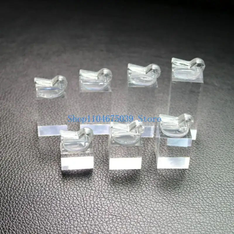 

5asd стильные 7 шт. акриловые кольца подставки для аксессуаров для дома и магазина