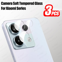 3 Set Tempered Glass Camera Protector For Xiaomi Redmi Note 13 Pro 5G Note13 Pro+ 13Pro Plus Note13Pro 4G Clear Phone Lens Film