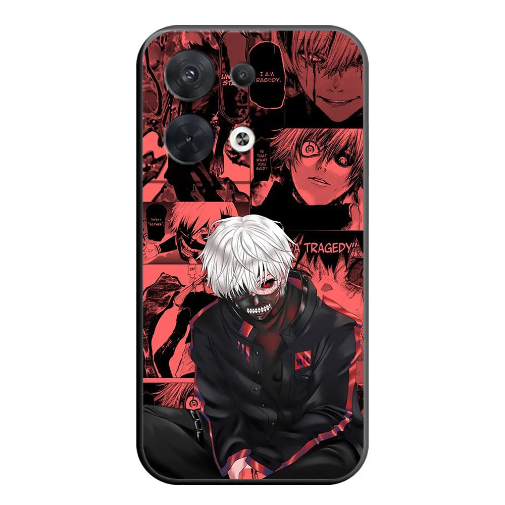 طوكيو G-الغول كين Kaneki غطاء جراب هاتف ل ممن لهم رينو 14 14F 13 13F 12 11 11F 10 8 8T 7Z 7 6 5 5F 4 4F لايت برو غطاء من السيليكون #5