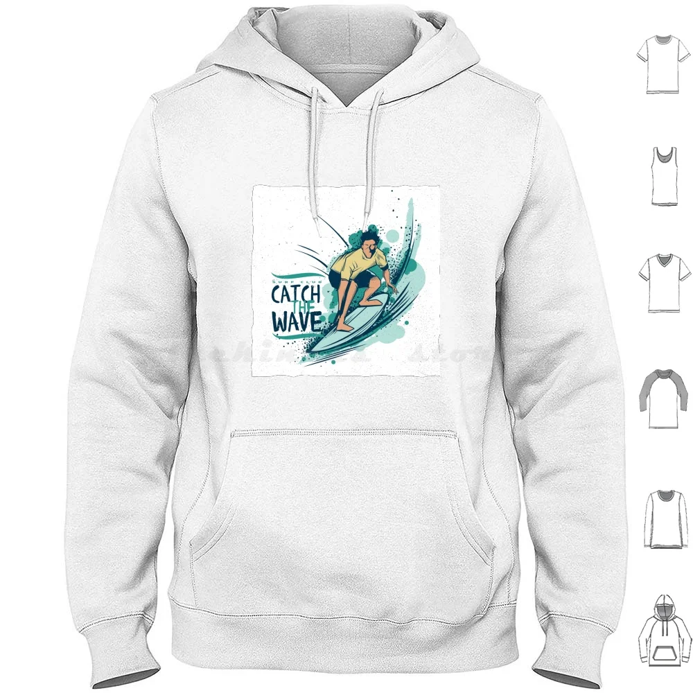 ركوب الأمواج نادي هوديي القطن طويل الأكمام تصفح ركوب الأمواج نادي الشاطئ سيرفر خمر ركوب الأمواج المحيط موجات الصيف موجة الفيلم