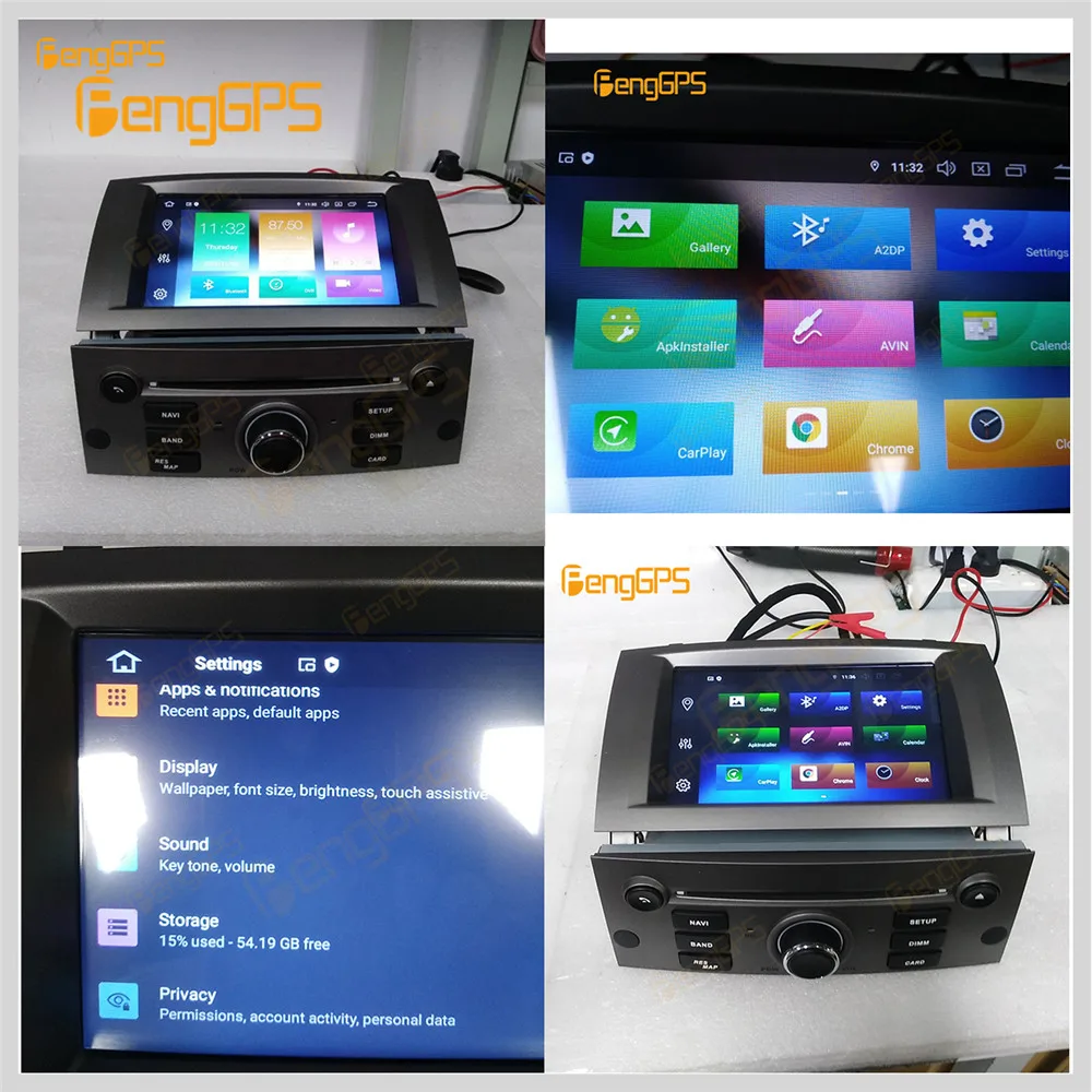 For Peugeot 407 2004 -2010 Support JBL Android Car Radio 2Din Stereo Receiver Autoradio Multimedia DVD Player GPS Navi Head Unit