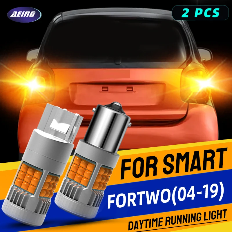 

For Smart Fortwo 450 451 453 MK1/2/3 LED Turn Signal Light Bulbs Direction Indicator Lamp Bulb Amber Convertible Cabrio/Coupe
