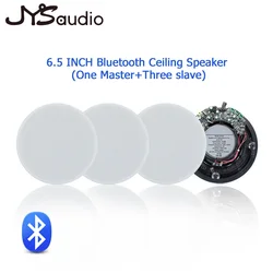 Bluetooth Ceiling Speaker 6.5inch Powerful 40W Class D amplifier Stereo Loudspeaker Home Theater Background Music System for Inn